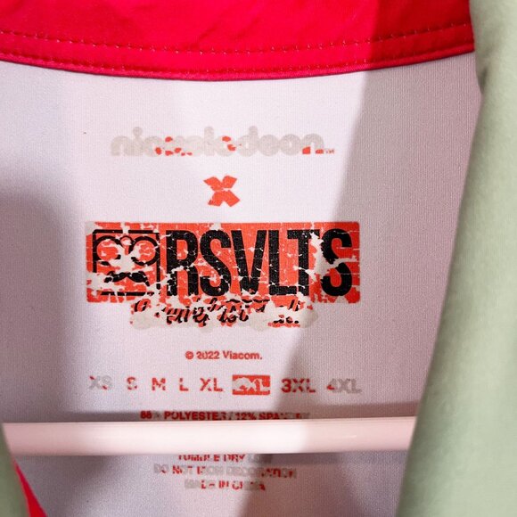 Nickelodeon x RSVLTS Teenage Mutant Ninja Turtles Raphael Polo Shirt - Size 2XL - Picture 4 of 7